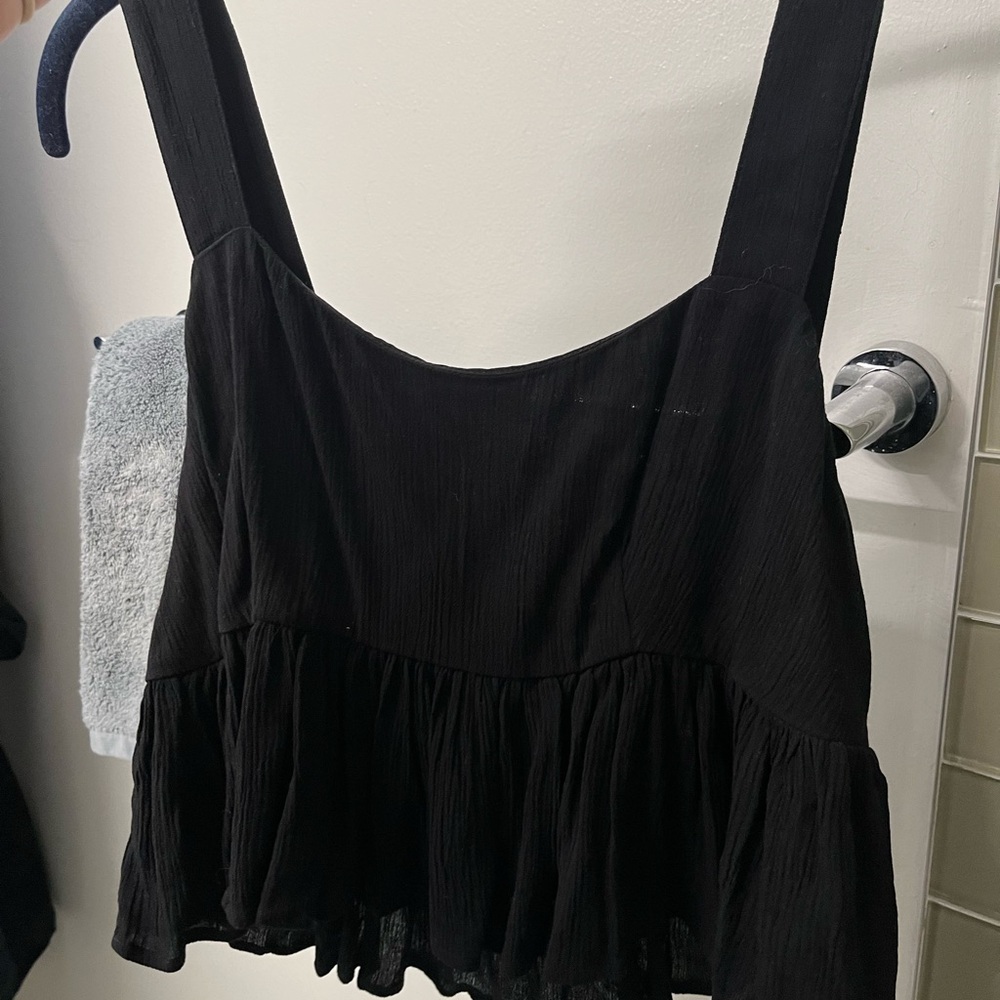 Z supply drapey cropped tank